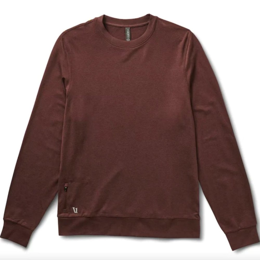 Vuori Ponto Crewneck Chestnut